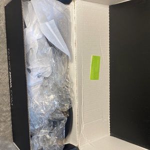 fashion nova black crystal sandals